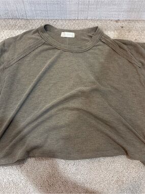 Altar'd State Olive Green Crop Top